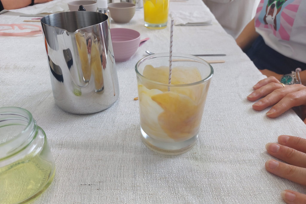 Taller de Velas: Cera de Soja Marmolada & Cera de Abeja Roll