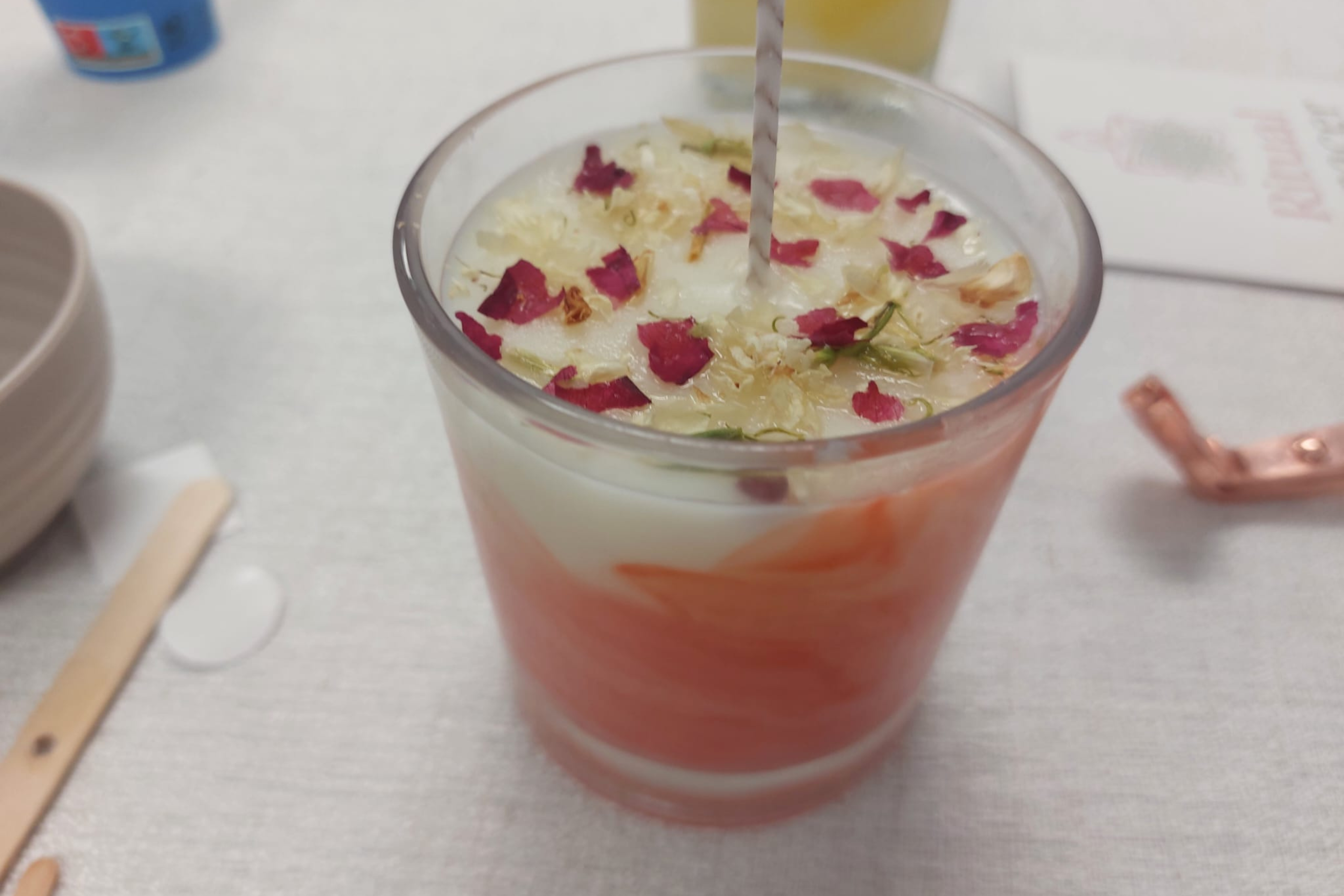 Taller de Velas: Cera de Soja Marmolada & Cera de Abeja Roll