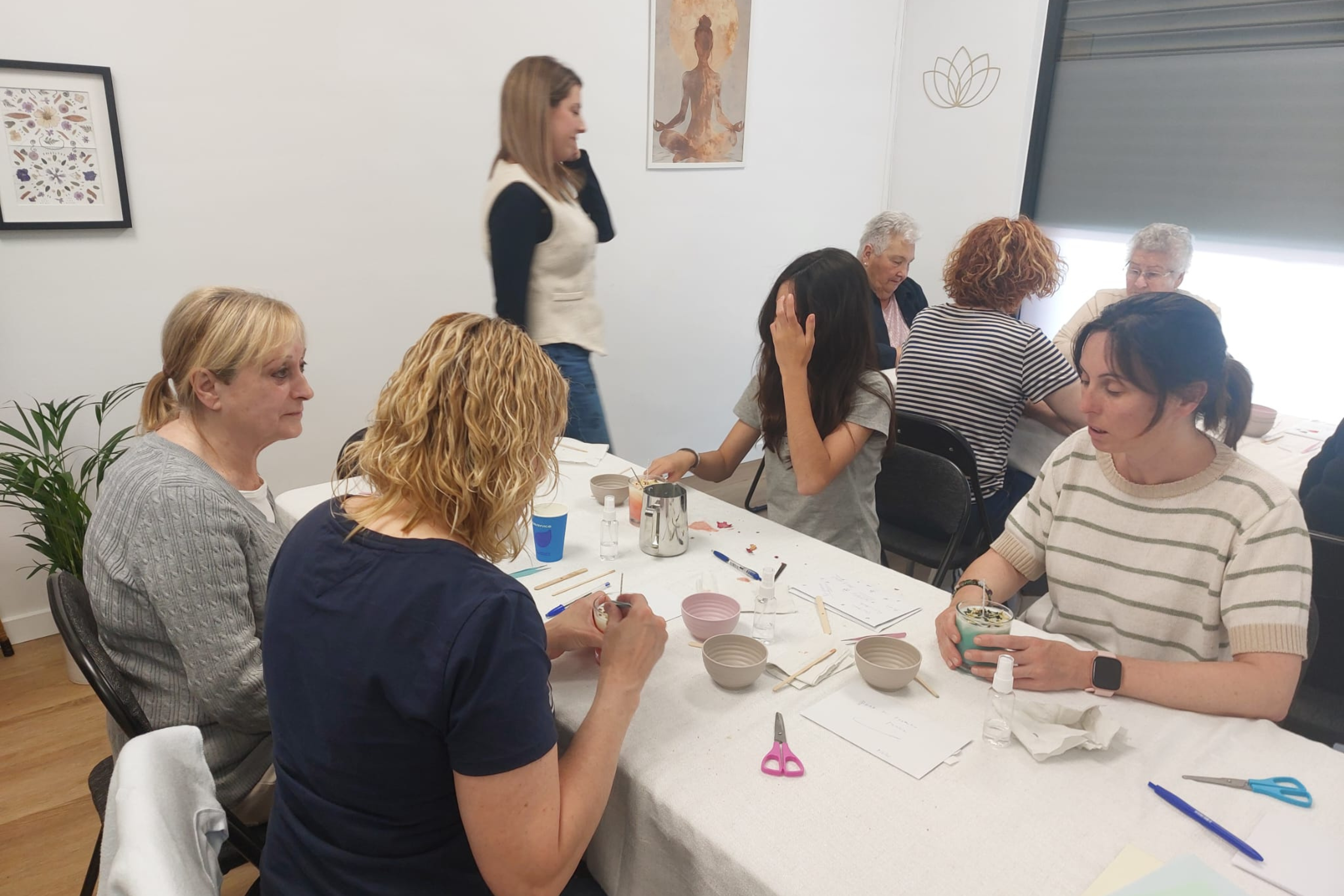 Taller de Velas: Cera de Soja Marmolada & Cera de Abeja Roll