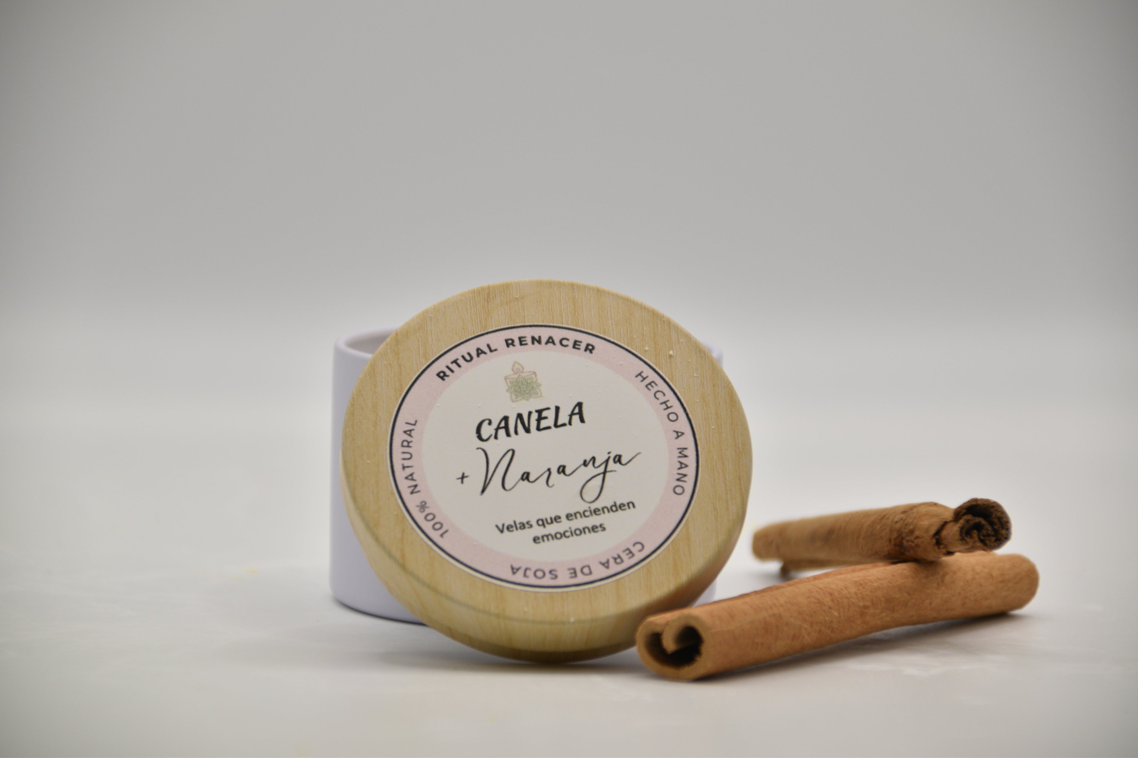 Vela Canela Naranja