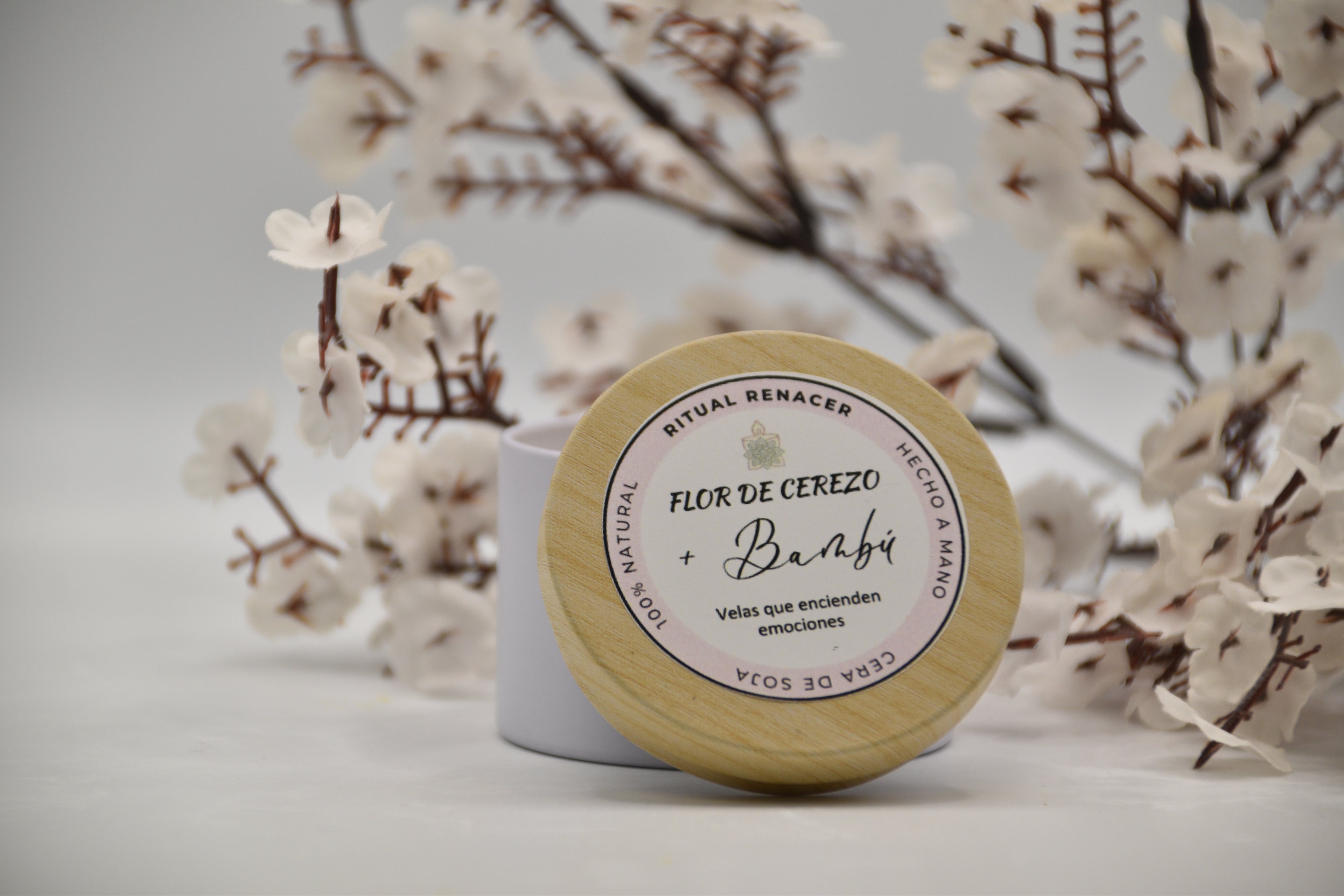 Vela Flor de cerezo y Bambú