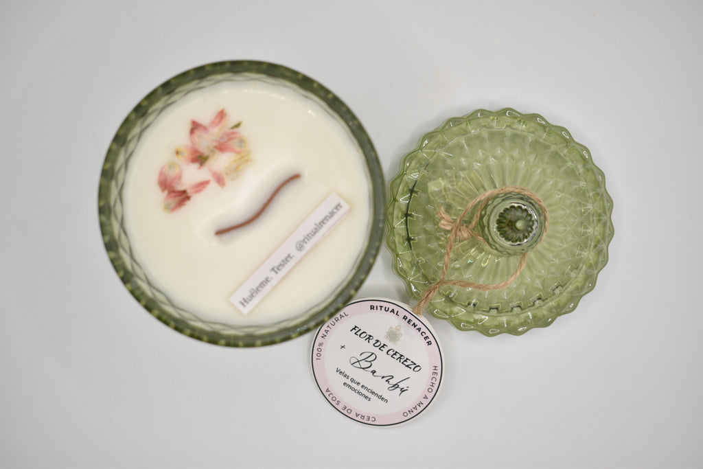 Vela Flor de cerezo y Bambú