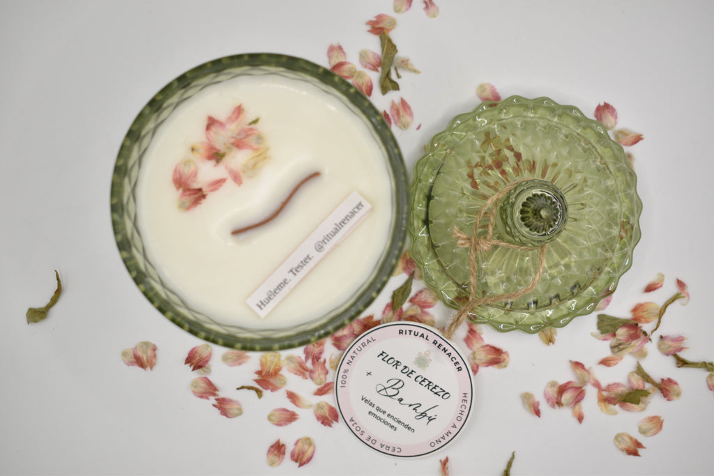 Vela Flor de cerezo y Bambú