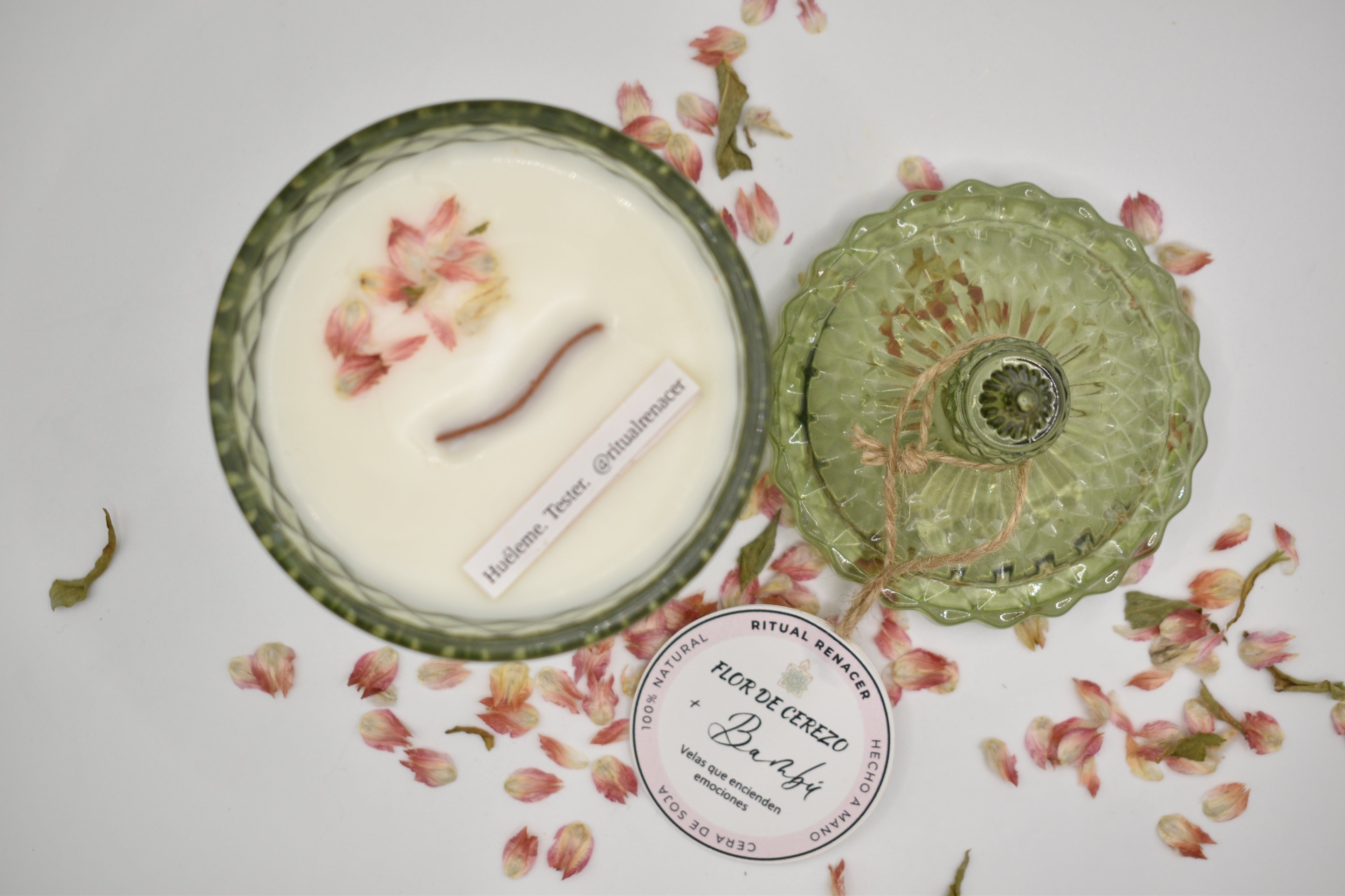 Vela Flor de cerezo y Bambú