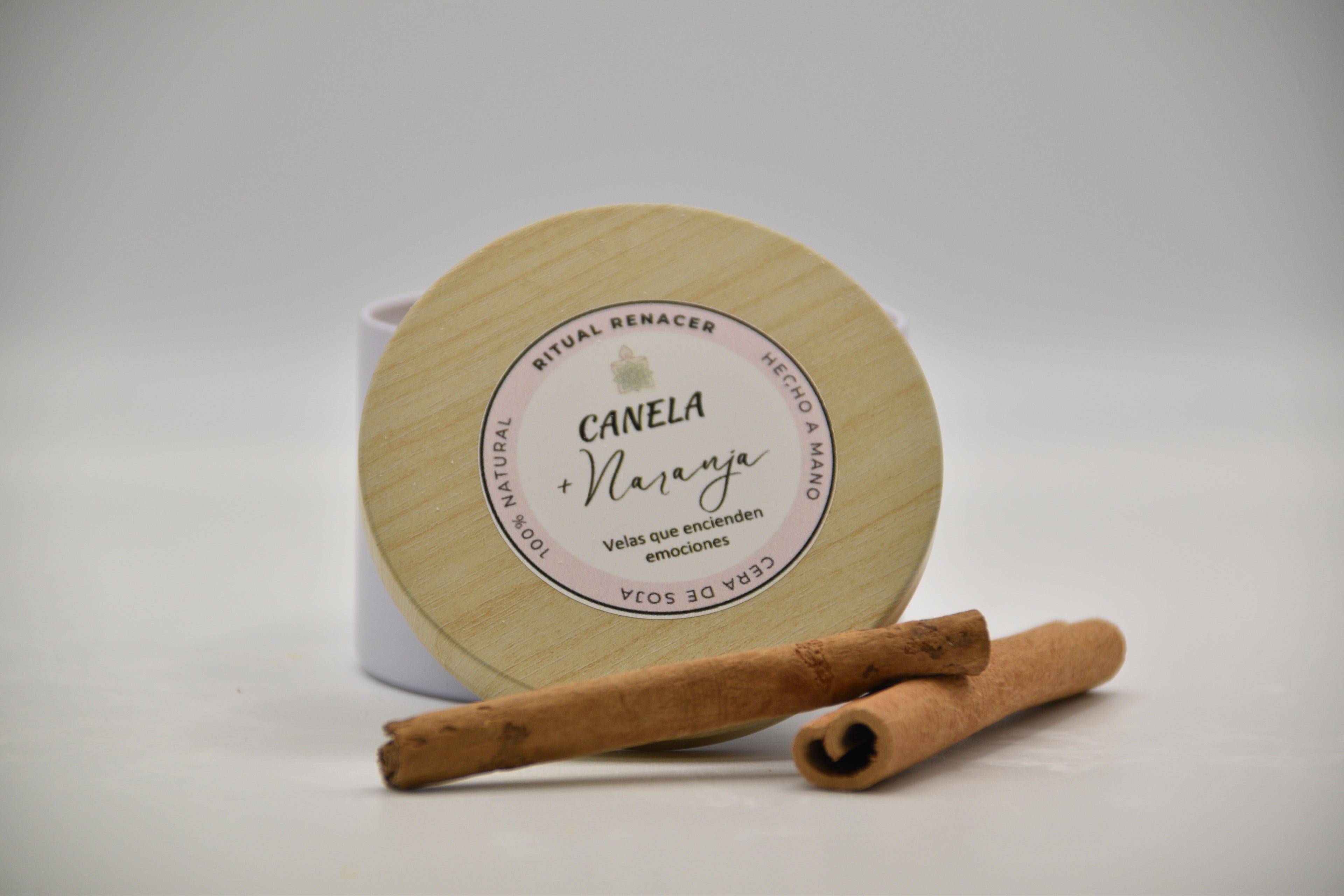 Vela Canela Naranja