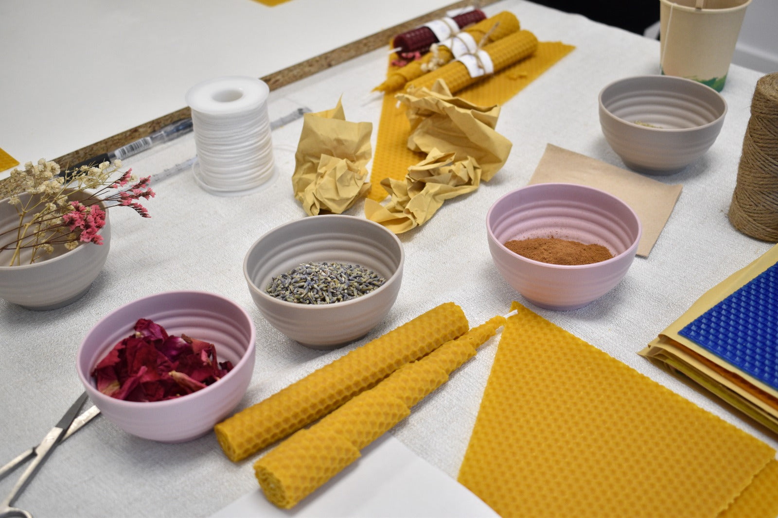 Taller de Velas Cera de abeja e Intención