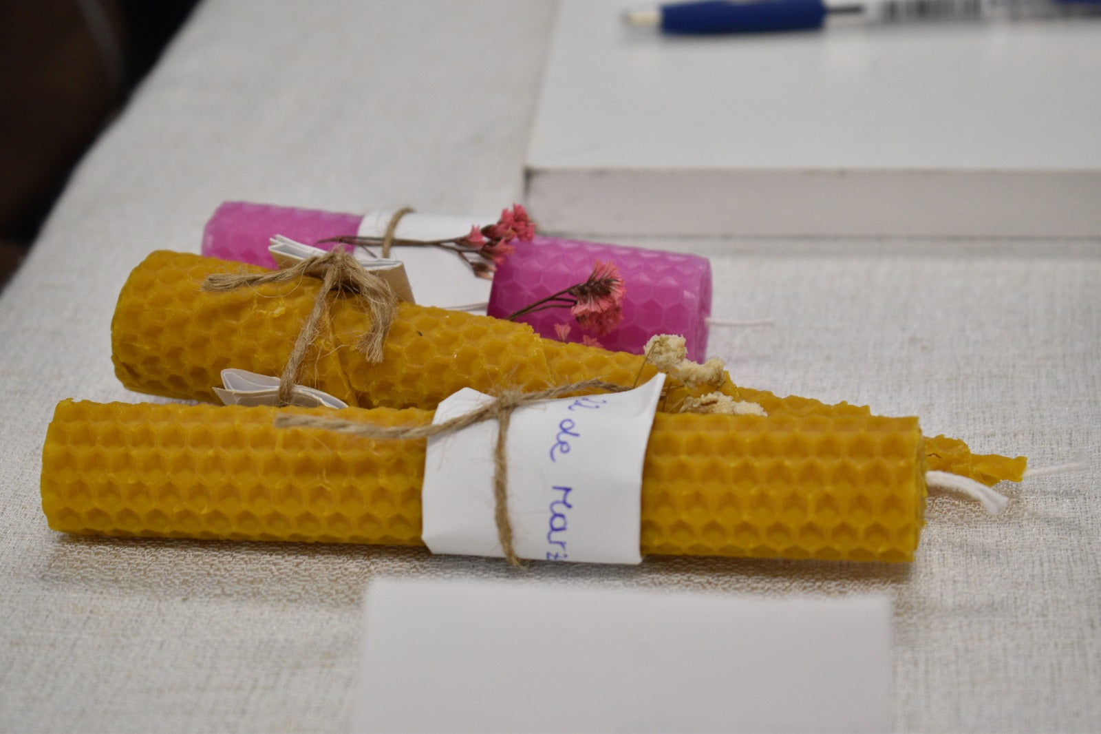 Taller de Velas Cera de abeja e Intención