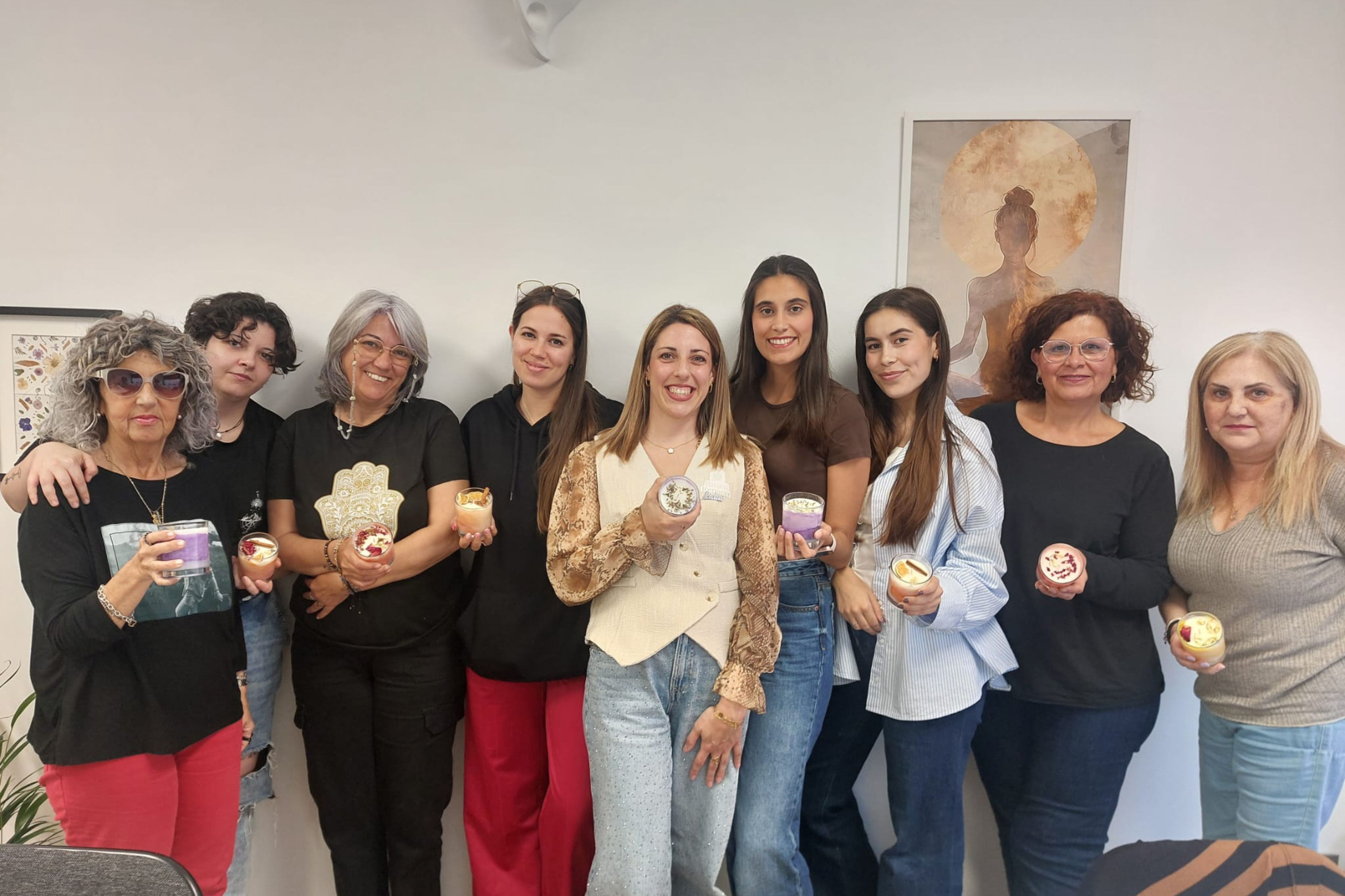 Taller de Velas: Cera de Soja Marmolada & Cera de Abeja Roll
